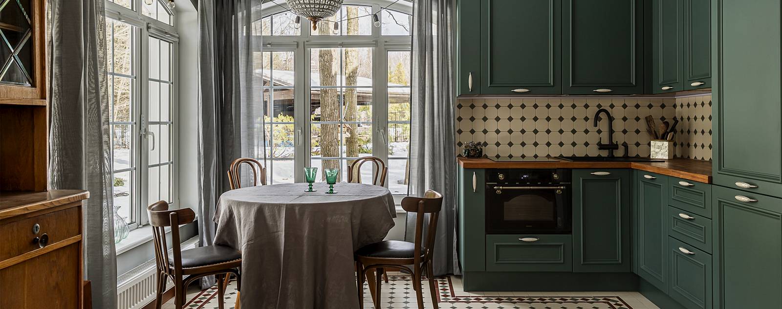 Кухня для загородного дома